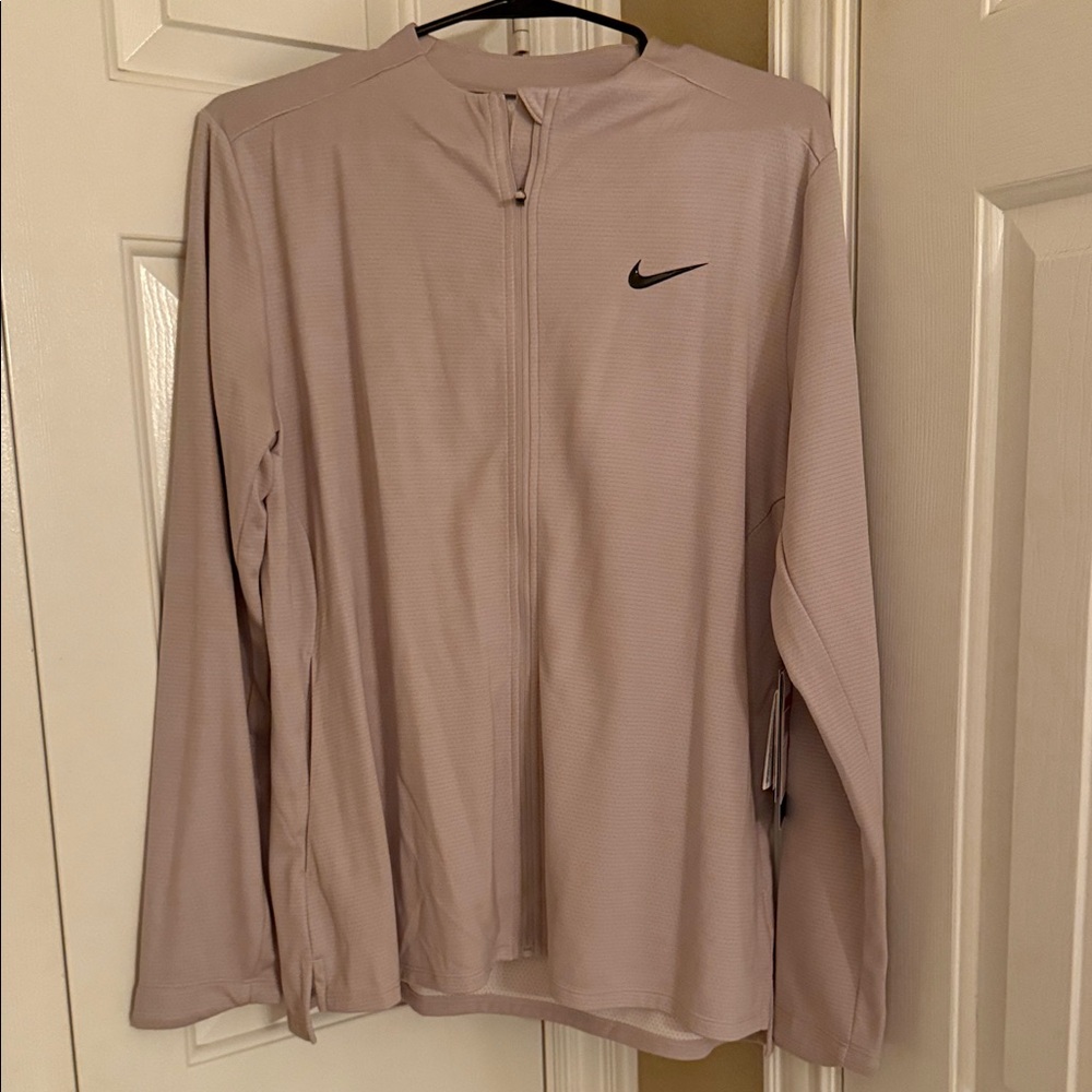 Nike Women's Soft Pink Full-Zip Jacket